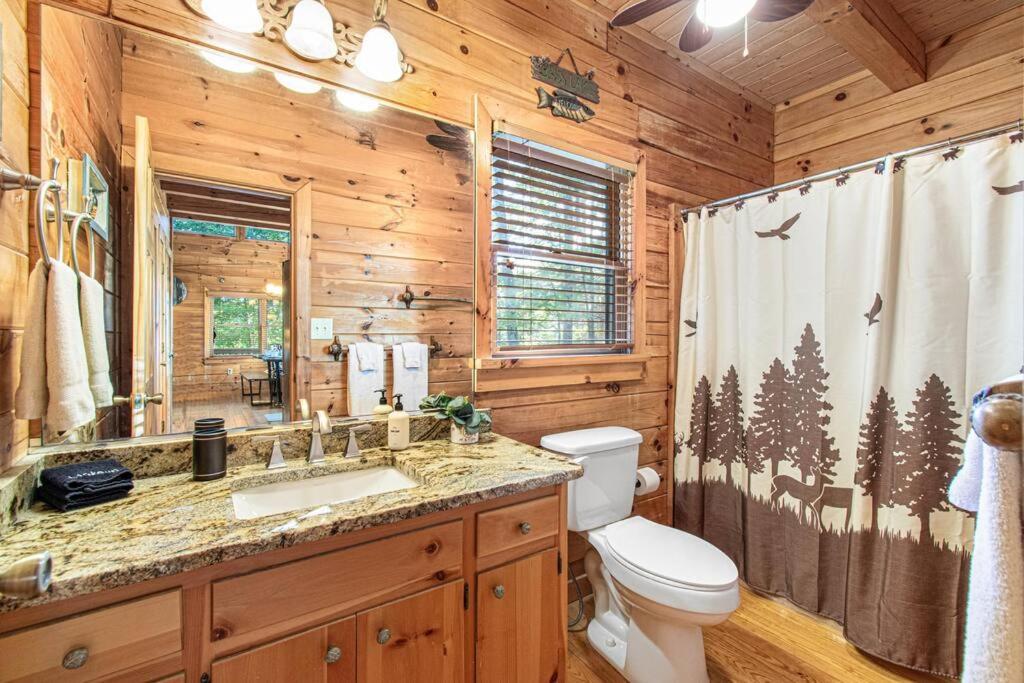 Cherry Log Summit Cabin By Bk Stays - Family Friendly - Playground - Game Room - Jacuzzi - Amazing Mountain Views Exteriör bild